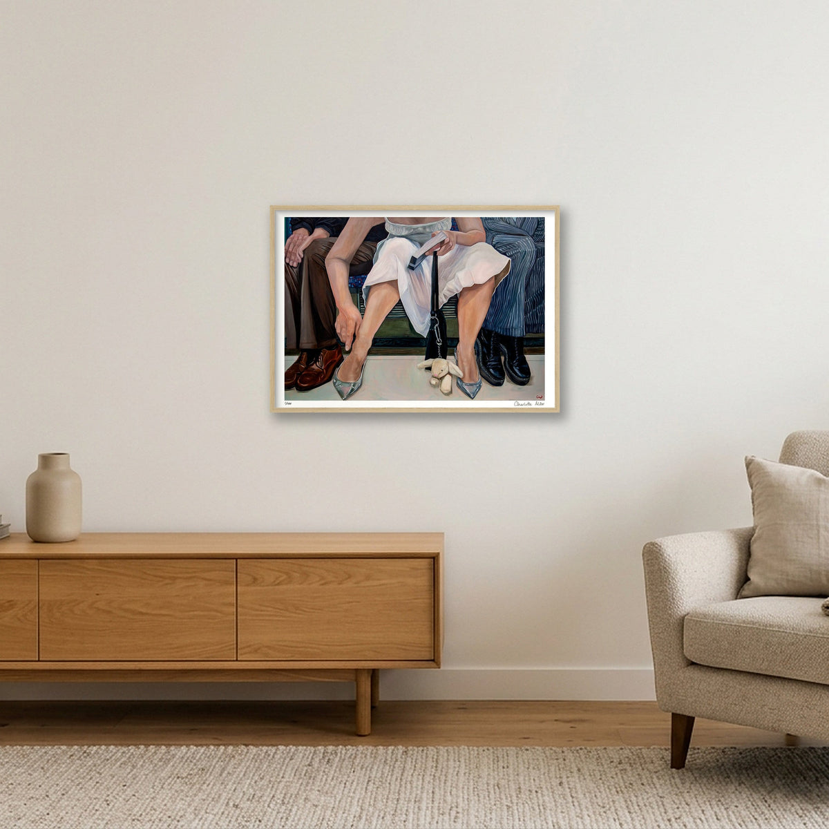 Claiming — A1 (84×59cm, 33×23") Oak Frame