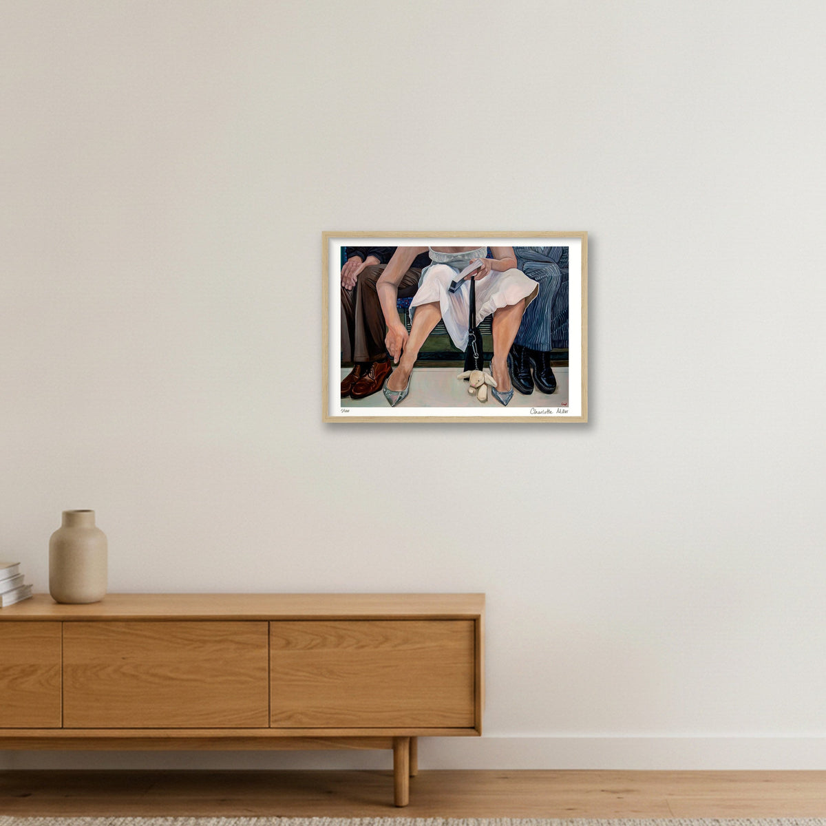 Claiming — A2 (59×42cm, 23×17") Oak Frame