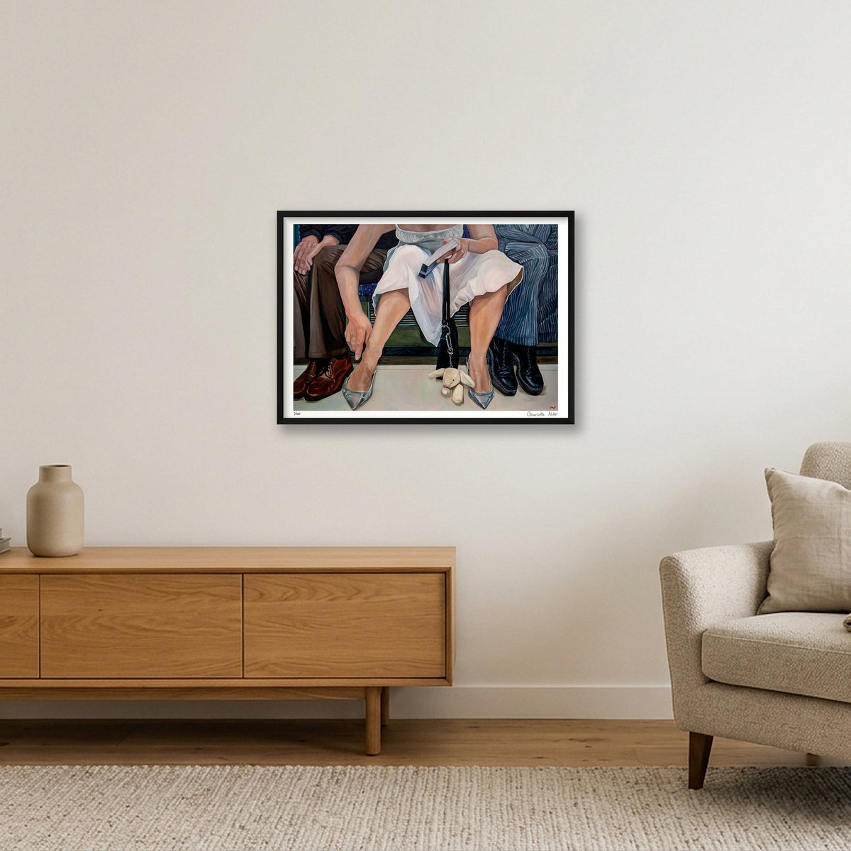 Claiming — A1 (84×59cm, 33×23") Black Frame