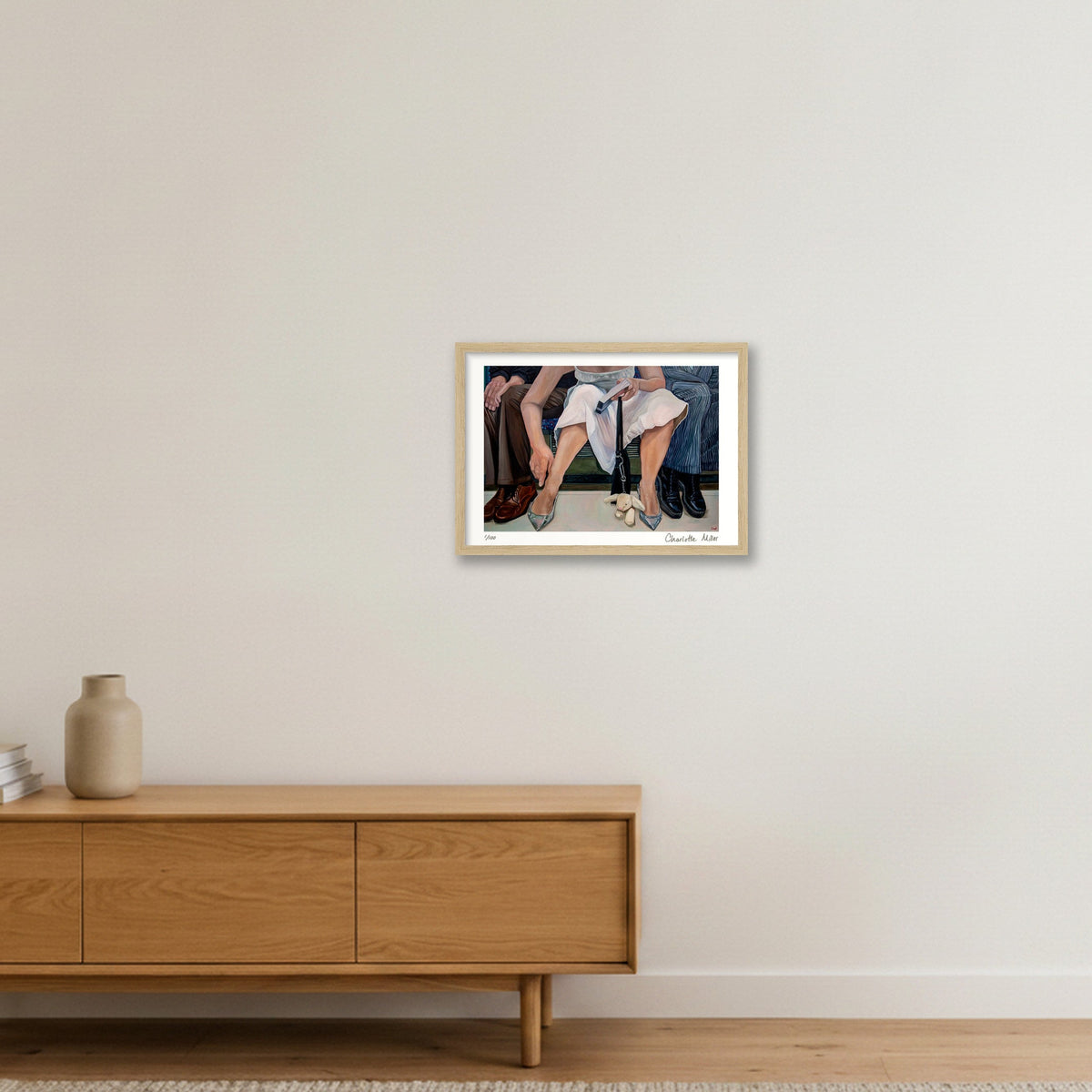 Claiming — A3 (42×30cm, 17×12") Oak Frame
